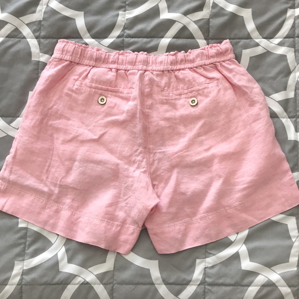 Tommy Bahama Linen Shorts Light Pink XXS
